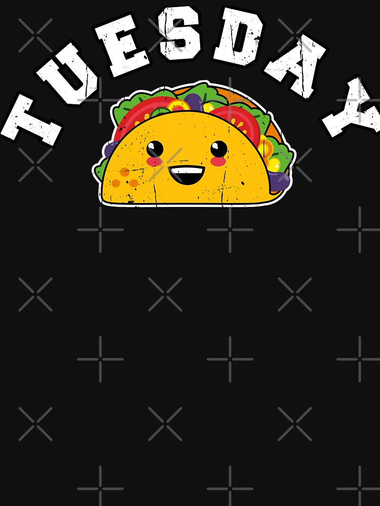 Taco Tuesday: Kawaii Athletic Style Taco by Happy Puppy Print On Demand T-Shirts, Hoodie, Sweatshirt (Image 3)