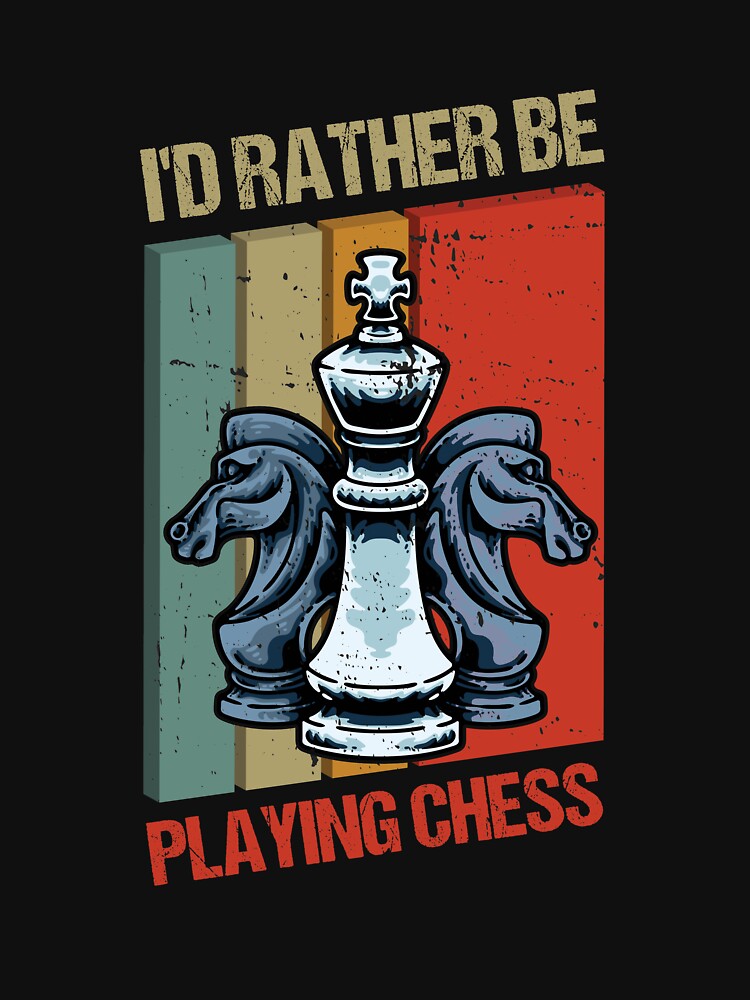 I'd Rather Be Playing Chess by JoeWiliam T-Shirts, Hoodie, Sweatshirt | BlankRebels.com (Image 3)