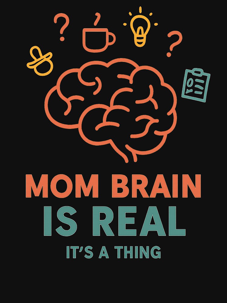 Mom Brain Is Real It’s a Thing Funny Motherhood Quote by PunchDrop T-Shirts, Hoodie, Sweatshirt | BlankRebels.com (Image 3)