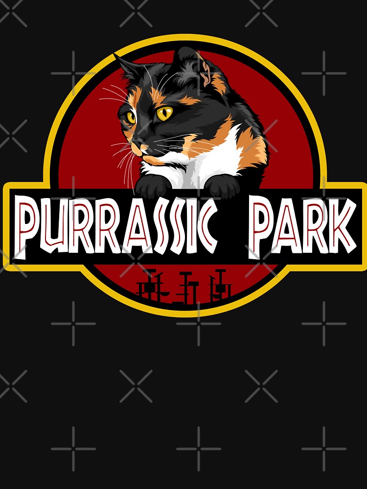 Tortoise Shell Cat Purrassic Park by Funny Shirts Matter Hoodie, Sweatshirt | BlankRebels.com (Image 3)