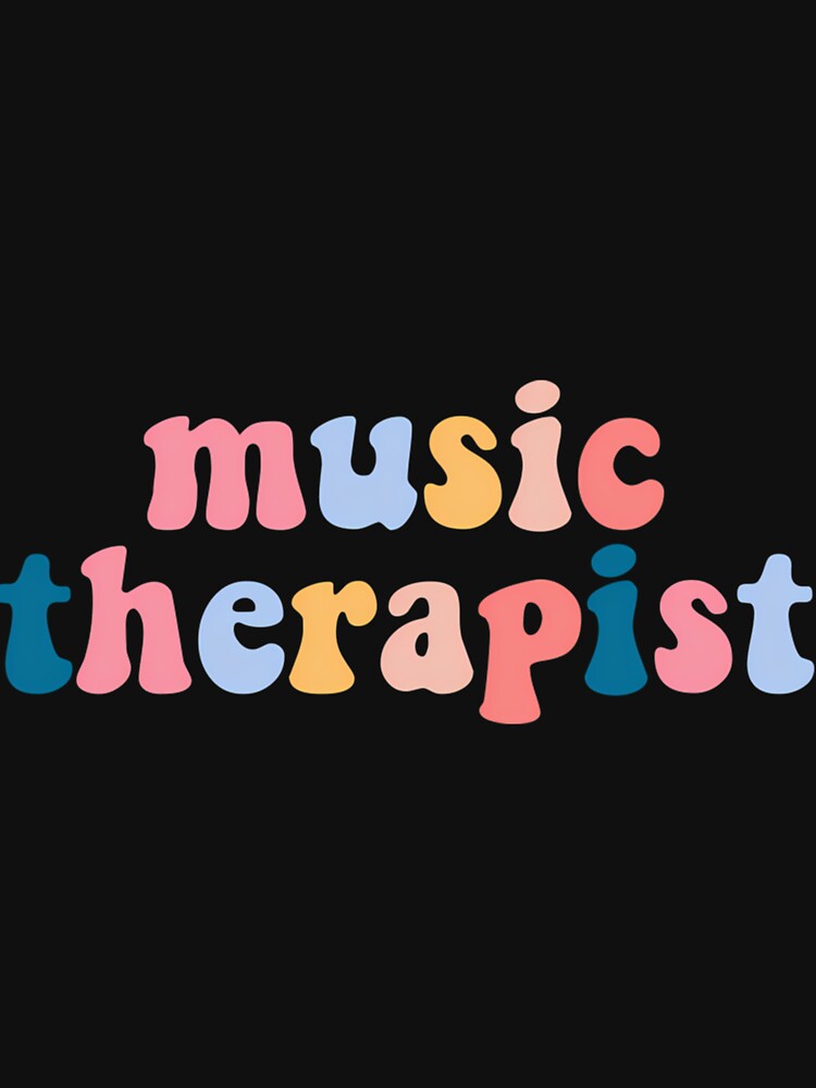 Music Therapist Typography Quote by crcdhmdefr20 T-Shirts, Hoodie, Sweatshirt | BlankRebels.com (Image 3)