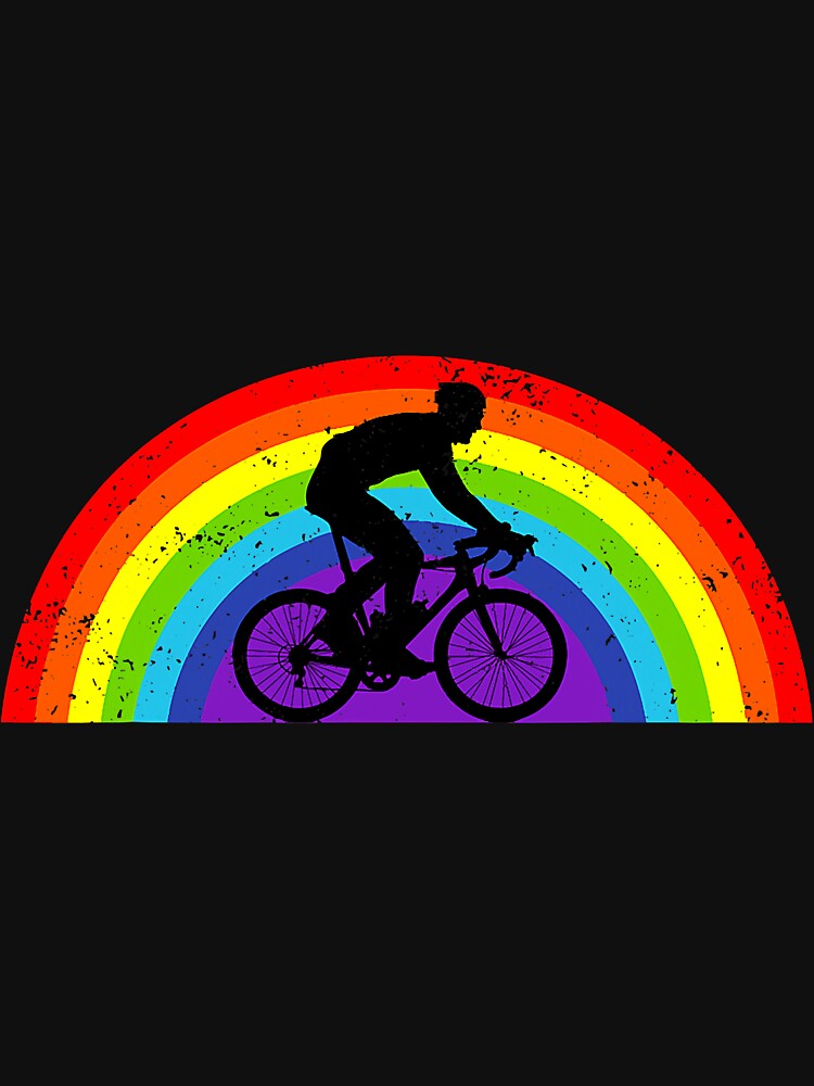 Mountain Biking Bicycle Rainbow Lgbt by unassertive19 T-Shirts, Hoodie, Sweatshirt | BlankRebels.com (Image 3)