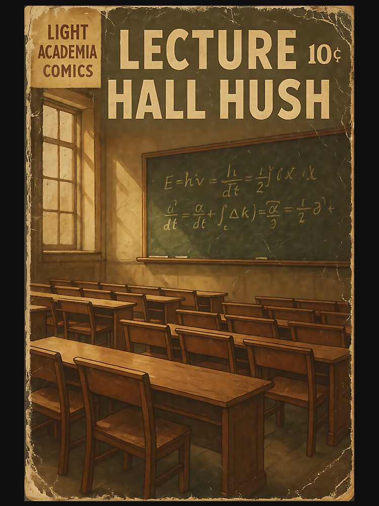 Scholarly Light Academia: Lecture hall hush by bapupa T-Shirts, Hoodie, Sweatshirt | BlankRebels.com (Image 3)