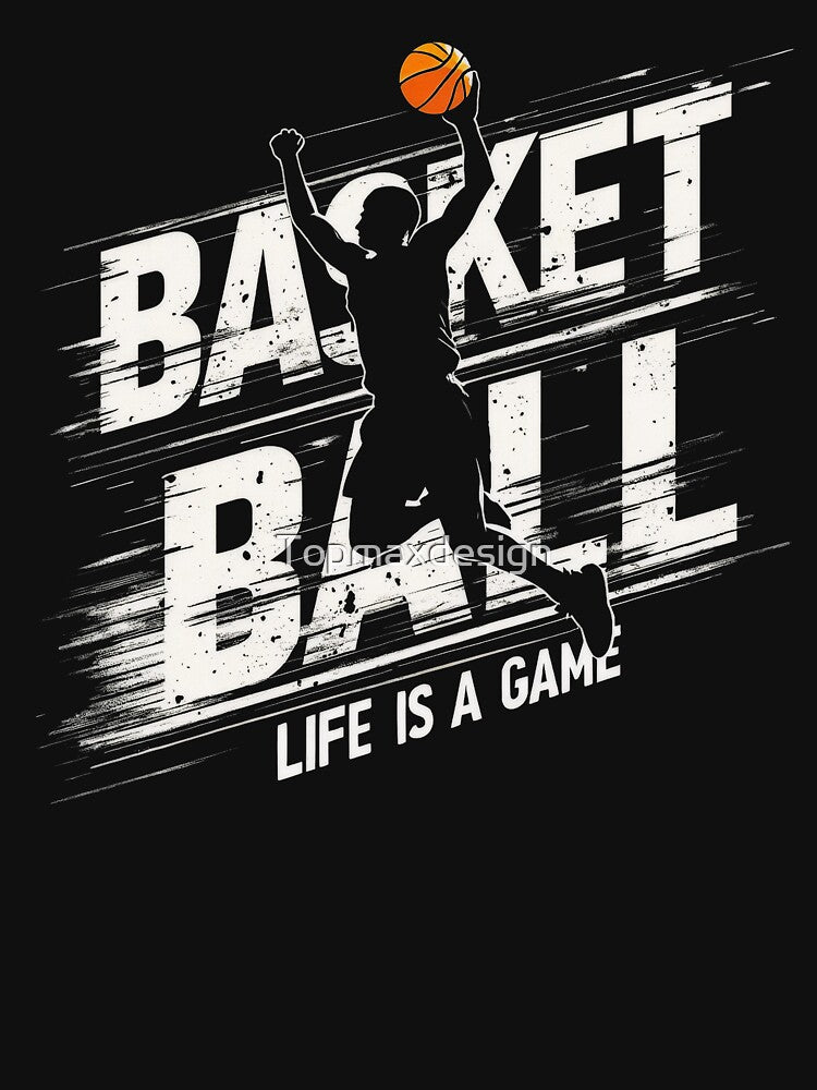 Basketball Life Is A Game by Topmaxdesign T-Shirts, Hoodie, Sweatshirt | BlankRebels.com (Image 3)