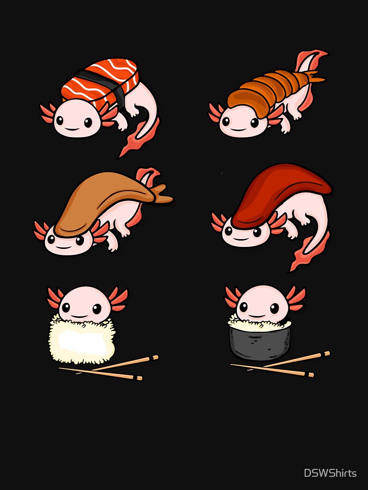 Axolotl Gift Women Maki Lover Japanese Sushi by DSWShirts T-Shirts, Hoodie, Sweatshirt | BlankRebels.com (Image 3)