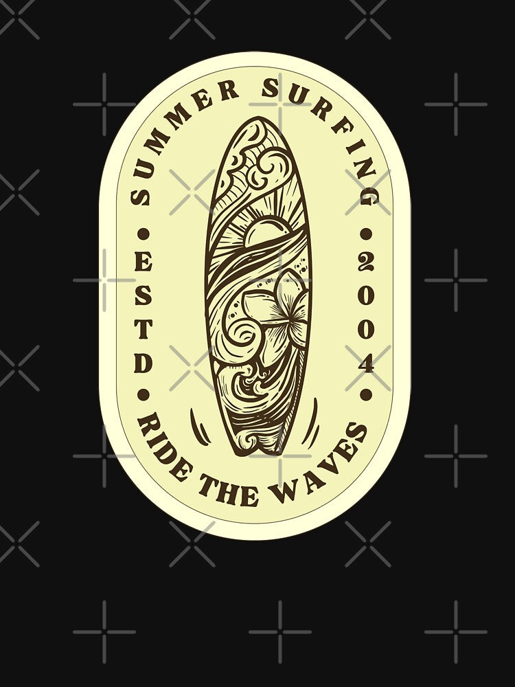 Vintage Surfing Board by FrescoNat T-Shirts, Hoodie, Sweatshirt | BlankRebels.com (Image 3)