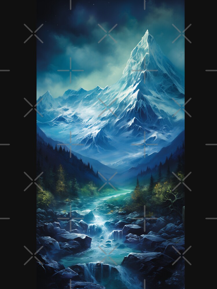Fantasy Landscape - Land of Emeraldora by Fantasy Masterpiece T-Shirts, Hoodie, Sweatshirt | BlankRebels.com (Image 3)