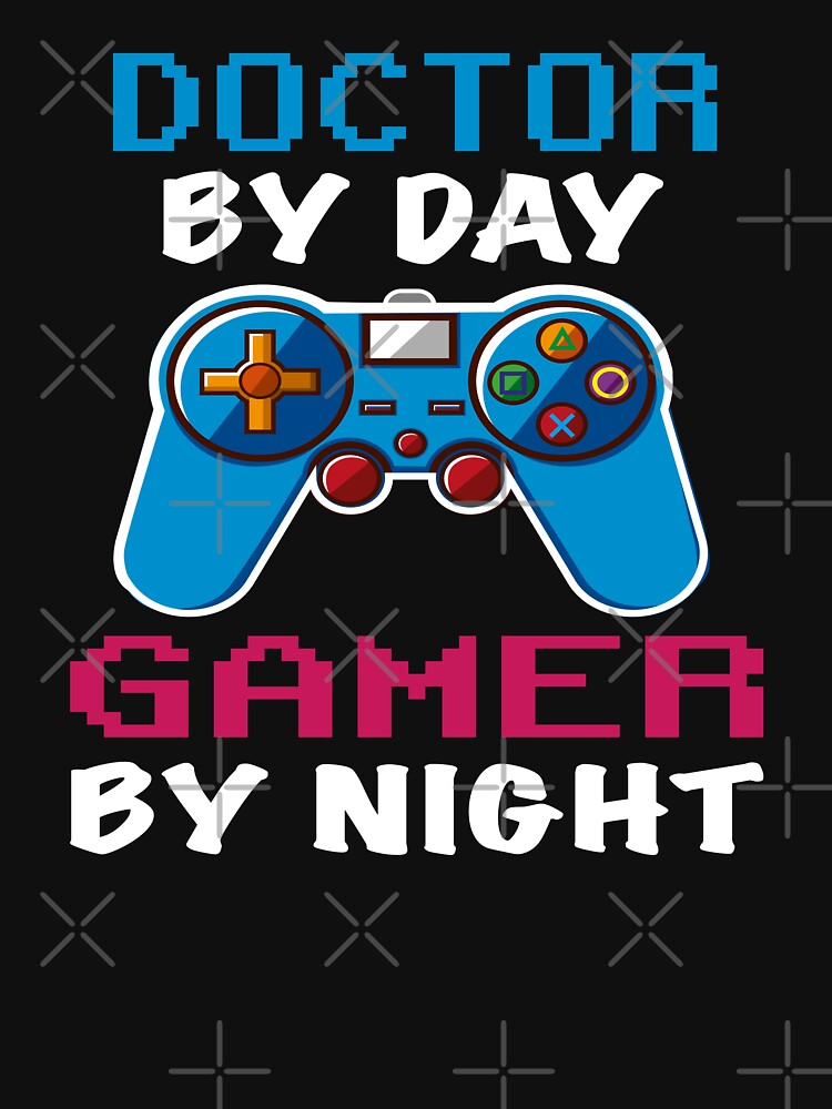 Funny doctor Gamer Gift Idea, doctor Job Quotes Gift, doctor Dad Husband Gaming Lover Design, doctor video... (Image 3)