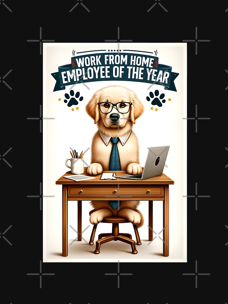 Work from Home Employee of the Year Dog by Mekone T-Shirts, Hoodie, Sweatshirt | BlankRebels.com (Image 3)