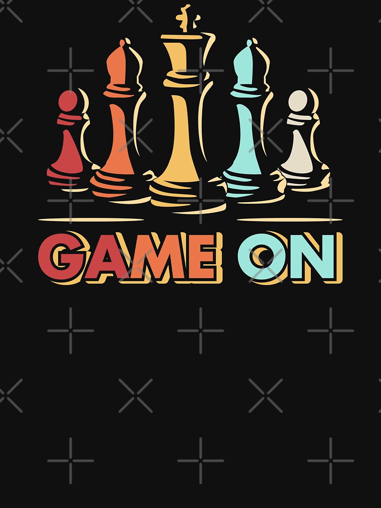 Game ON Retro Vintage Chess by EstelleStar T-Shirts, Hoodie, Sweatshirt | BlankRebels.com (Image 3)