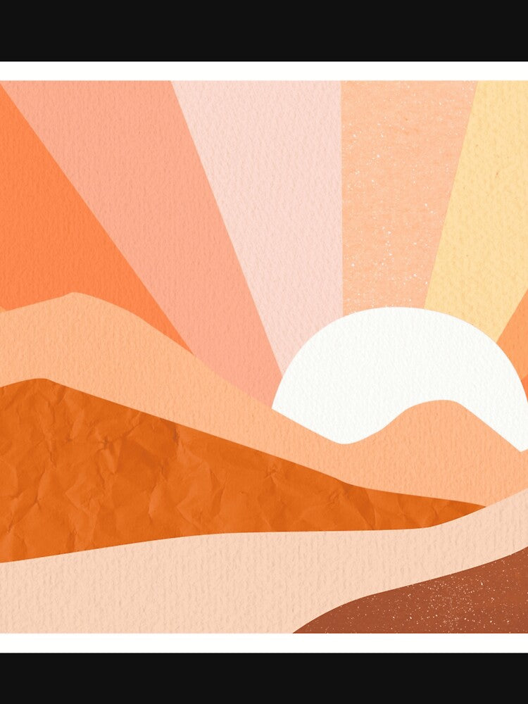 sun sunset Retro Hippie Seamless Patterns 90s antique design for decorations Sleeveless Top by sclonemagic... (Image 3)