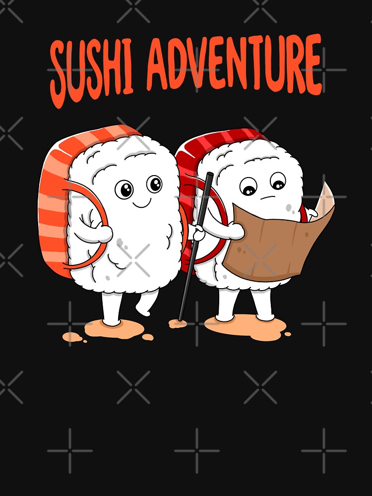 Sushi Adventure by Kimprut T-Shirts, Hoodie, Sweatshirt | BlankRebels.com (Image 3)