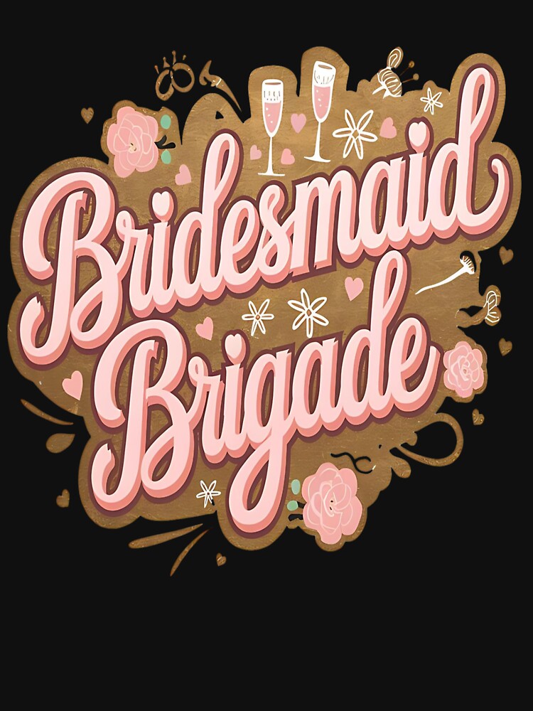 Bridesmaid brigade by JansenGS T-Shirts, Hoodie, Sweatshirt | BlankRebels.com (Image 3)