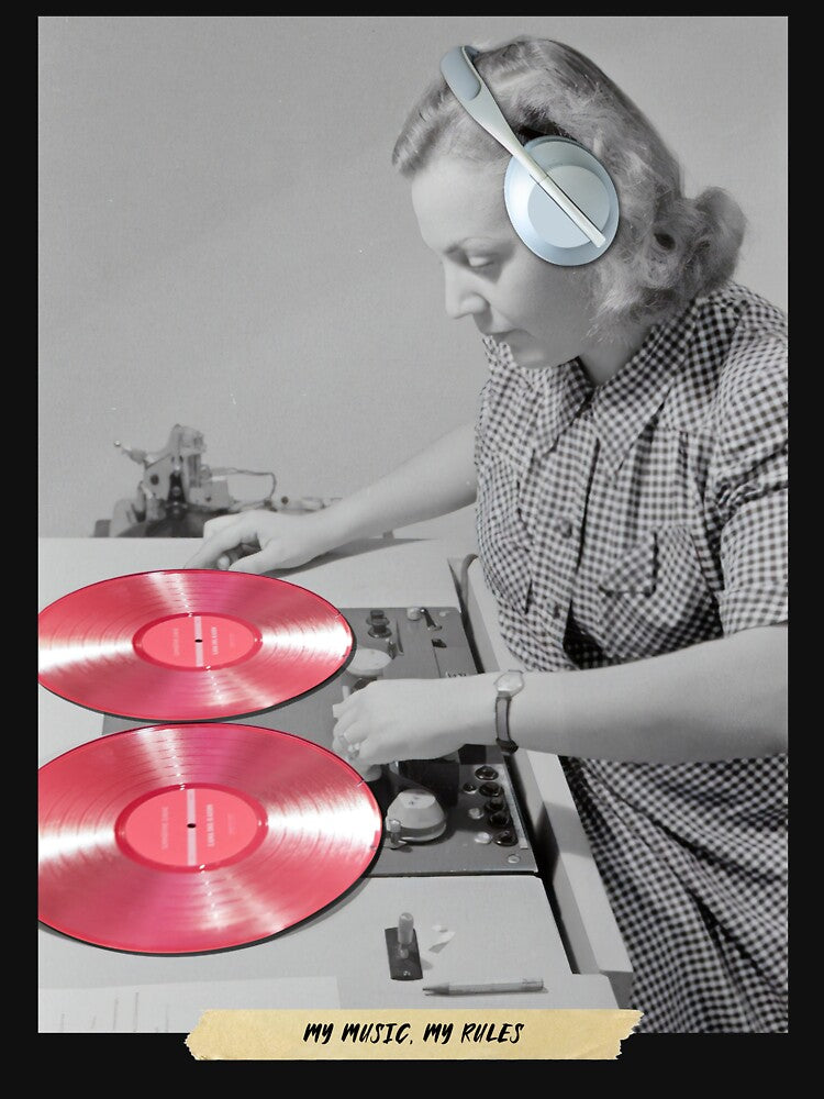 My Music, My Rules Housewife DJ by PayoutStream T-Shirts, Hoodie, Sweatshirt | BlankRebels.com (Image 3)