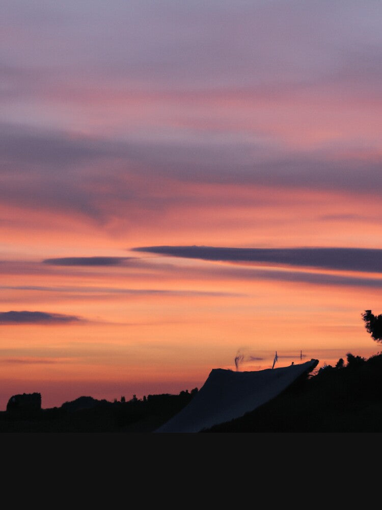 Blue Clouds Sunset by Burnout (⌣_⌣) T-Shirts, Hoodie, Sweatshirt | BlankRebels.com (Image 3)