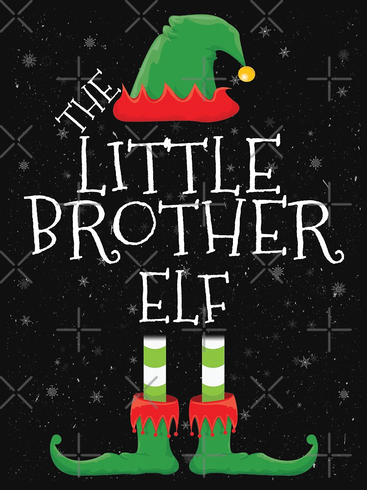 Little Brother Elf Family Matching Christmas Group Funny Gift by DavisHasari T-Shirts, Hoodie, Sweatshirt (Image 3)
