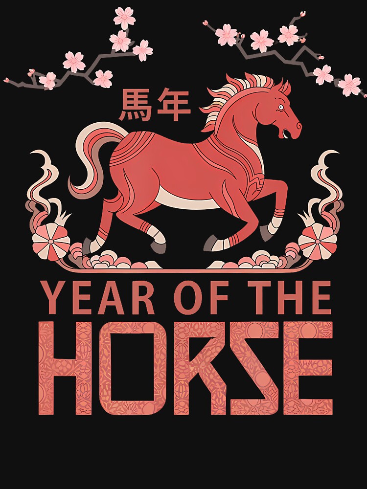 Year Of The Horse 2026 Lunar New Year Chinese New Year 2026 by KristyCharleen T-Shirts, Hoodie, Sweatshirt (Image 3)
