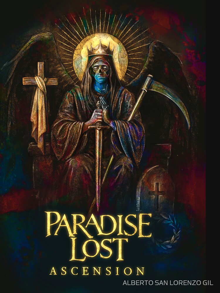 Paradise Lost – Ascension Dark Gothic Angel Artwork ALBERTO SAN LORENZO GIL T-Shirts, Hoodie, Sweatshirt