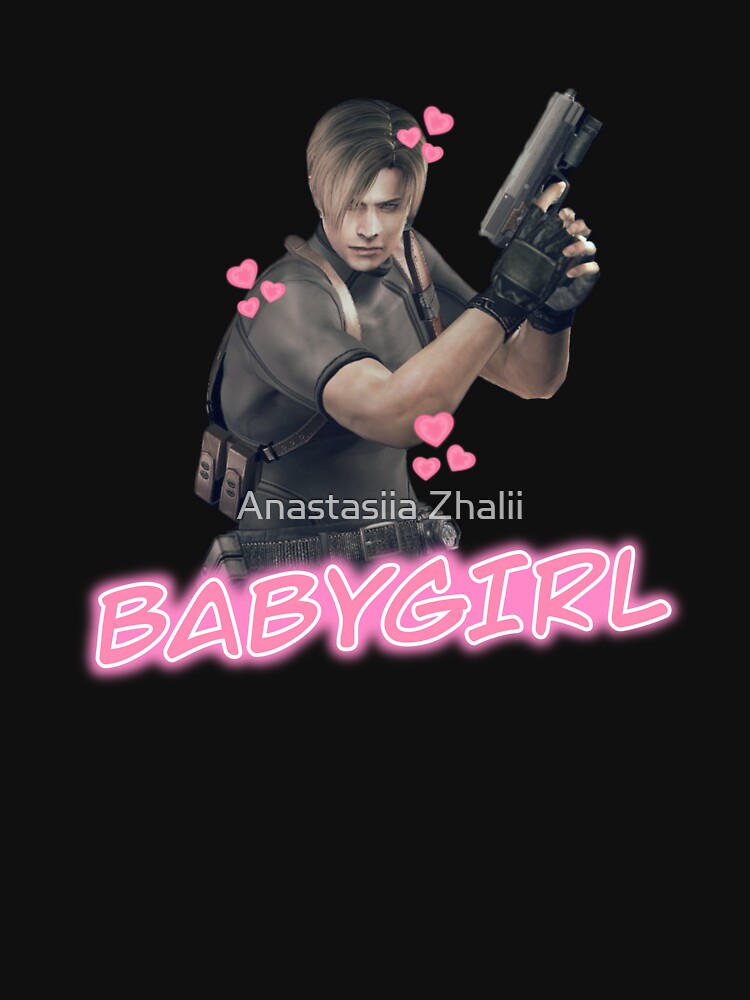 Leon Kennedy babygirl resident evil 4 by Anastasiia Zhalii T-Shirts, Hoodie, Sweatshirt | BlankRebels.com (Image 3)