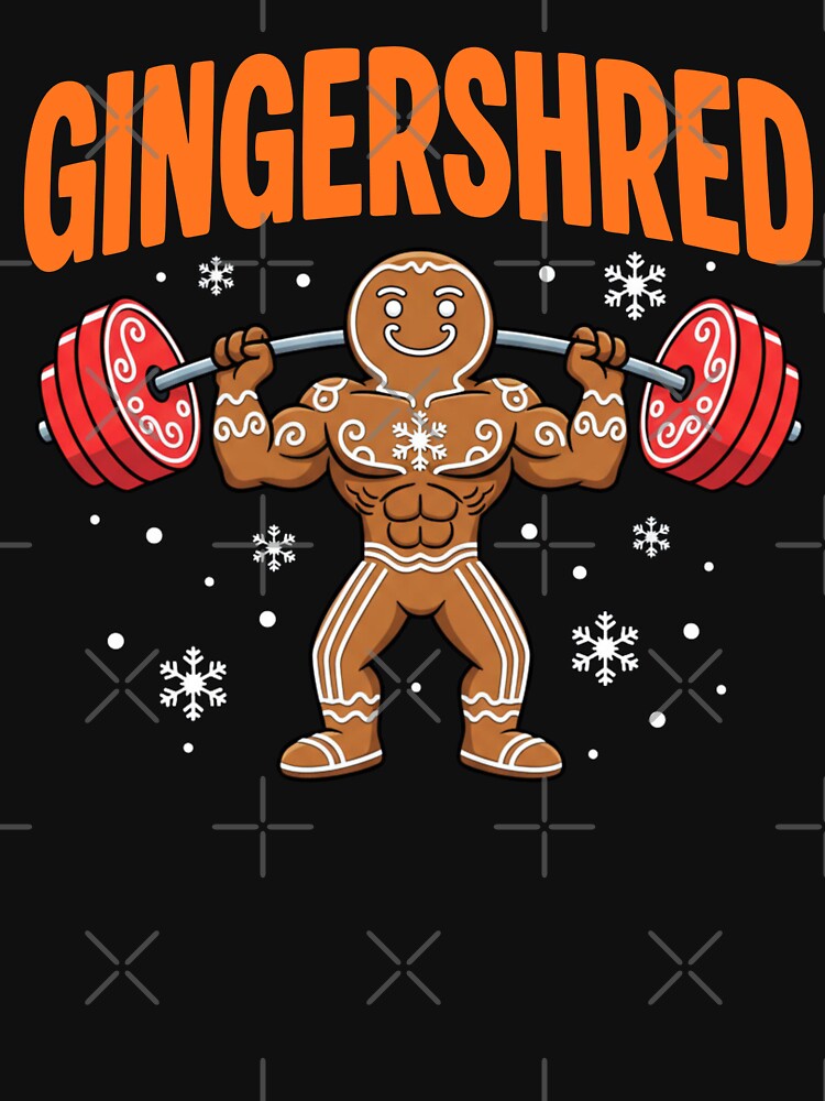 Christmas Gym Funny Gingerbread by ZACK ART T-Shirts, Hoodie, Sweatshirt | BlankRebels.com (Image 3)