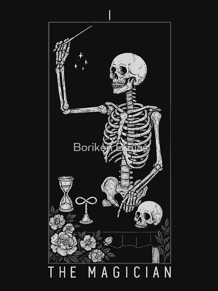 The Magician - Major Arcana - Skeleton Tarot Cards by Boriken Brujas T-Shirts, Hoodie, Sweatshirt | BlankRebels.com (Image 3)