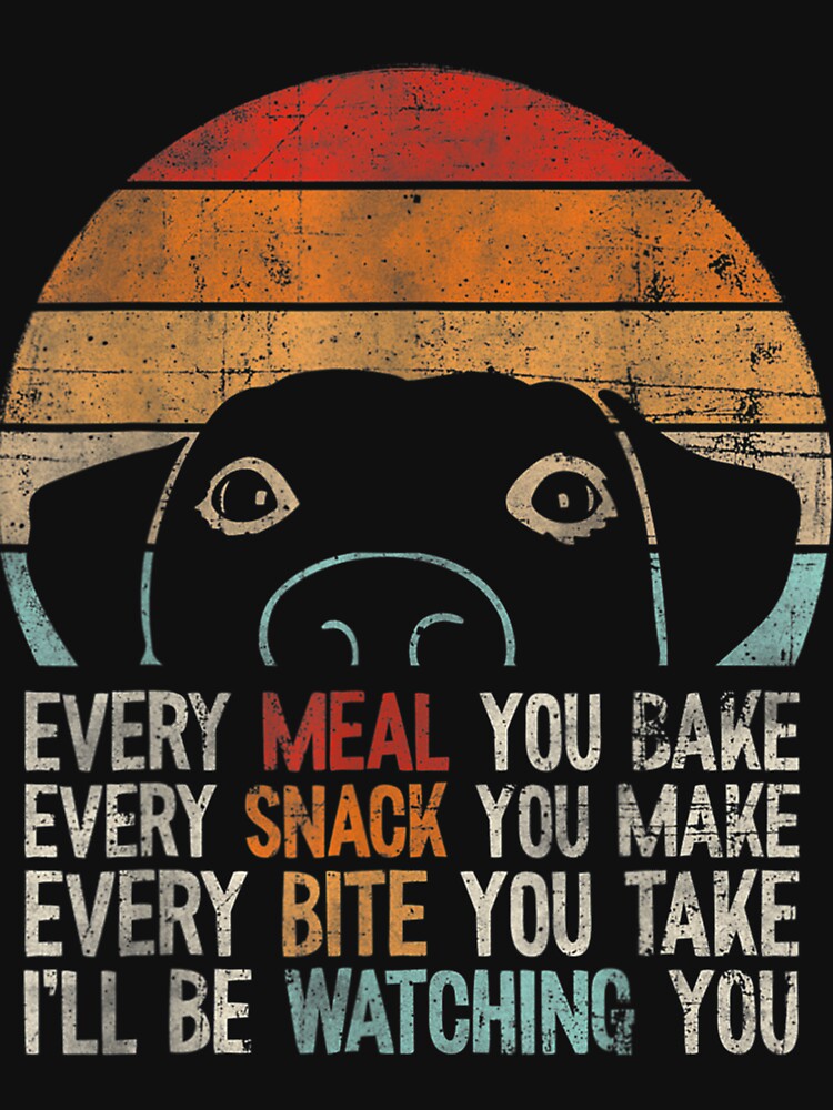 Funny Dog, Retro Dog Tee, I'll Be Watching You Dog by starrylap8841 Hoodie, Sweatshirt | BlankRebels.com (Image 3)