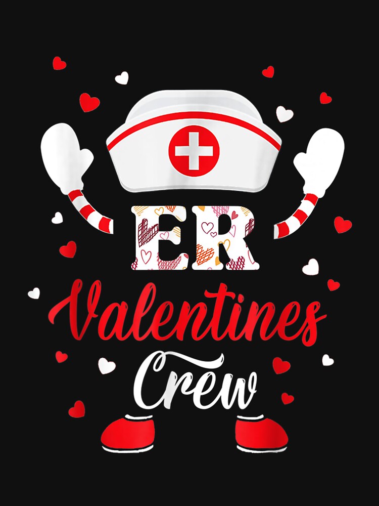 Nurse Valentines Day Valentine Er Nurse Valentine Women by mchargue12 T-Shirts, Hoodie, Sweatshirt (Image 3)
