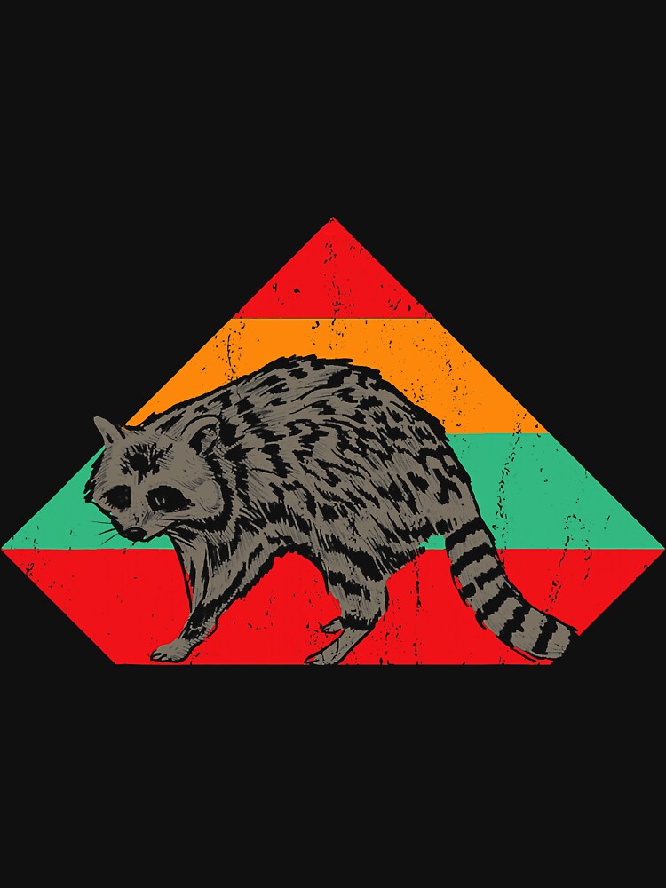 Retro Animal Raccoon Lover Wildlife by BundlerVq T-Shirts, Hoodie, Sweatshirt | BlankRebels.com (Image 3)