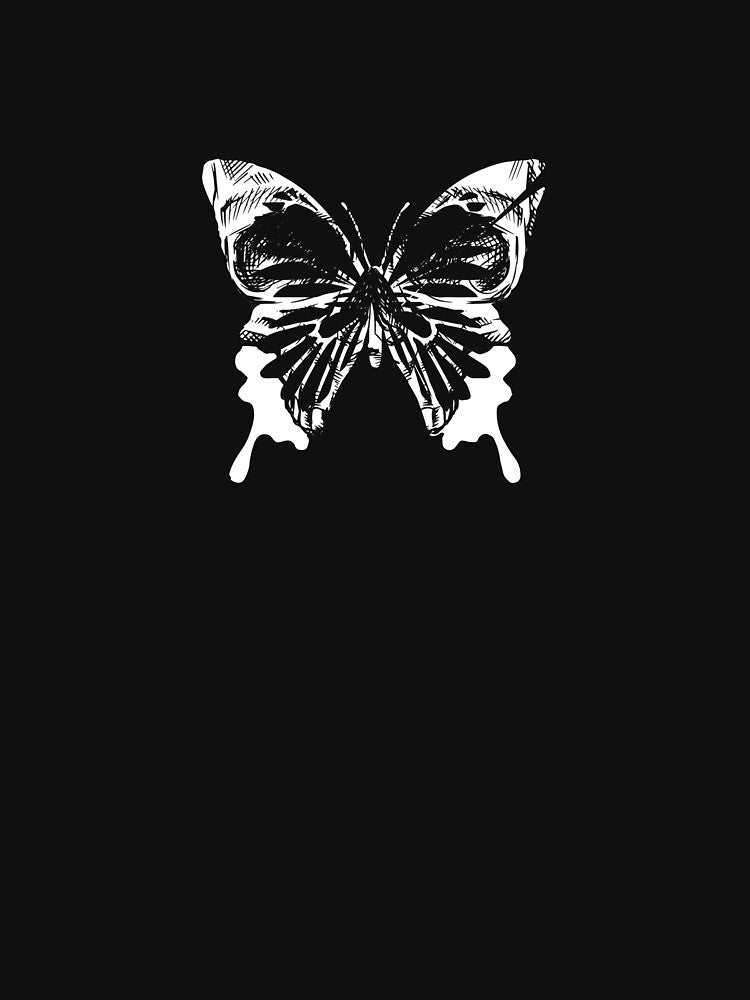 Butterfly Skull Grunge Fairycore Minimalistic Fairycore Goth Gear by DynamicDesign T-Shirts, Hoodie, Sweatshirt (Image 3)