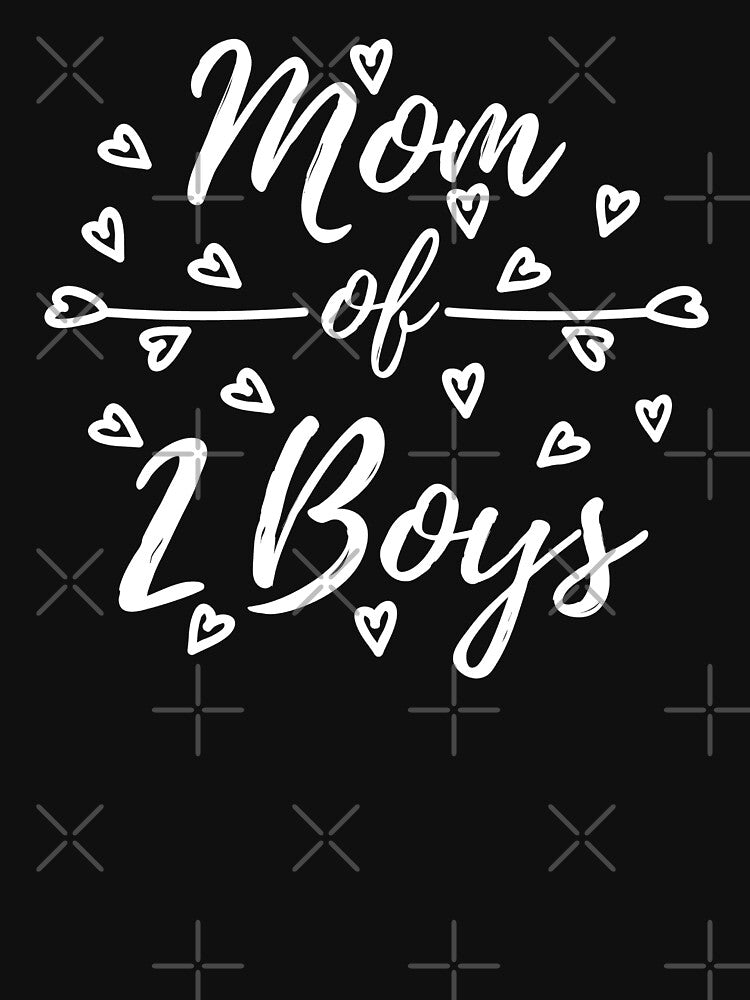 Mom of 2 Boys by Full Moon T-Shirts, Hoodie, Sweatshirt | BlankRebels.com (Image 2)