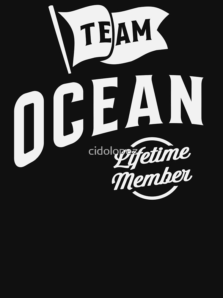 Team Ocean Lifetime Member Personalized Name Ocean by cidolopez T-Shirts, Hoodie, Sweatshirt | BlankRebels.com (Image 3)