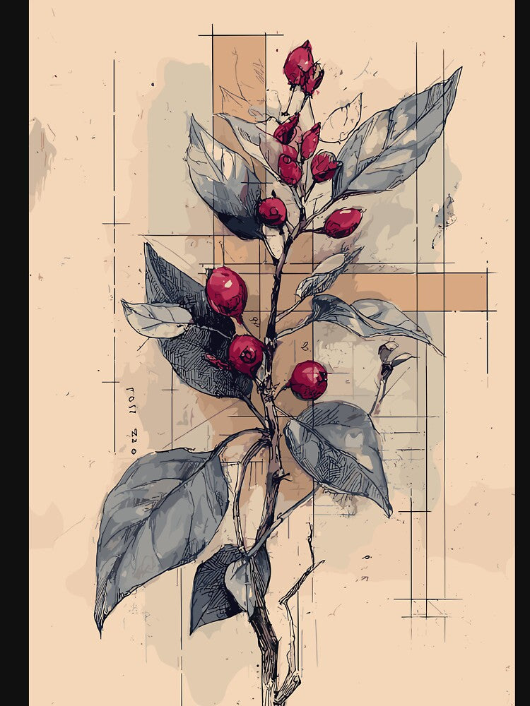 Organic Botanical Sketching by bapupa T-Shirts, Hoodie, Sweatshirt | BlankRebels.com (Image 3)