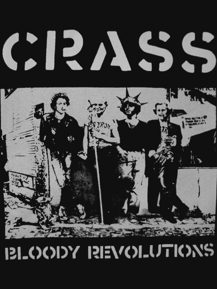 Crass Music Vintage Classic T-Shirt by sheilaroych Hoodie, Sweatshirt | BlankRebels.com (Image 3)