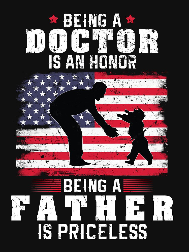 doctor dad by DeeDouu T-Shirts, Hoodie, Sweatshirt | BlankRebels.com (Image 3)