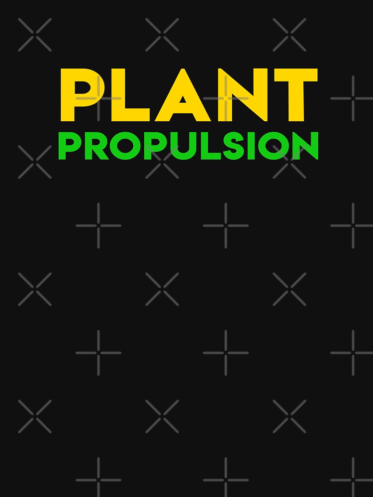 Plant Propulsion Vegan Art - Yellow Green by geekySlicks T-Shirts, Hoodie, Sweatshirt | BlankRebels.com (Image 3)