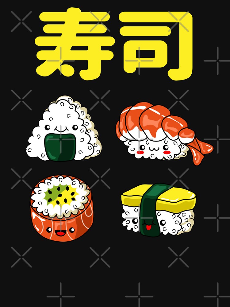 Sushi Lover - Cute Sushi Family - Japanese Sushi by Nossikko T-Shirts, Hoodie, Sweatshirt | BlankRebels.com (Image 3)