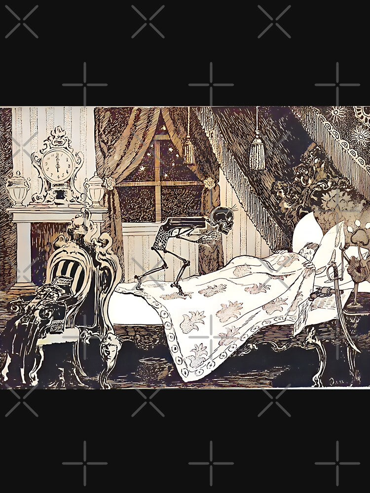 Antique Russian Nightmare Skeleton Print by Karianne Potter T-Shirts, Hoodie, Sweatshirt | BlankRebels.com (Image 3)