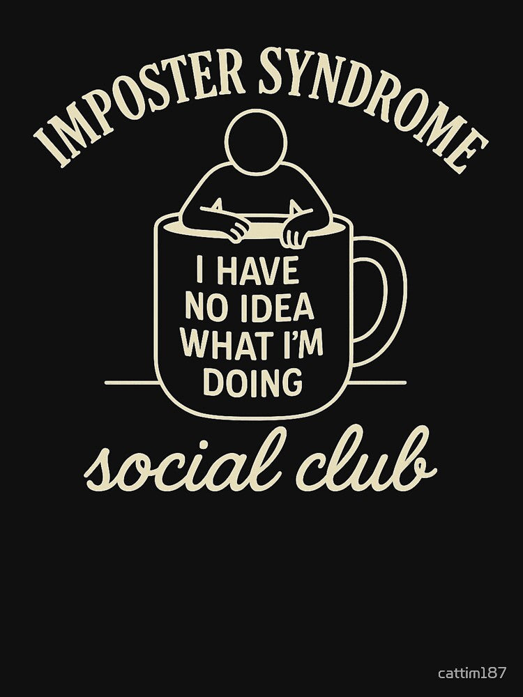 Imposter Syndrome Social Club by catthemedic T-Shirts, Hoodie, Sweatshirt | BlankRebels.com (Image 3)