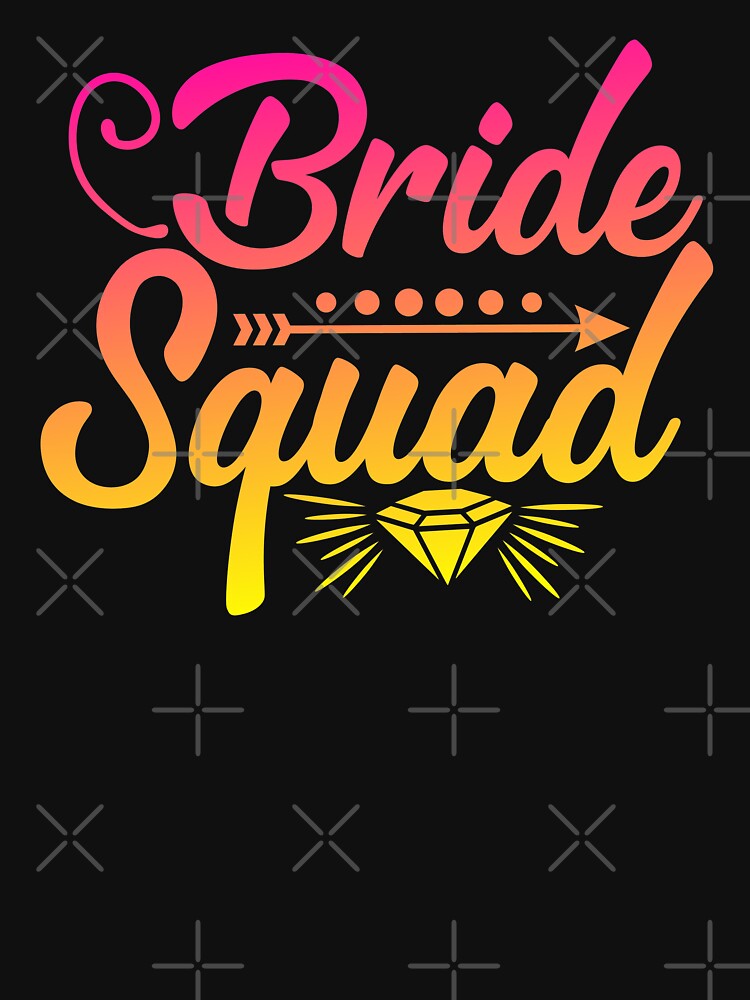 Bride Squad Bachelorette Party by infleims T-Shirts, Hoodie, Sweatshirt | BlankRebels.com (Image 3)