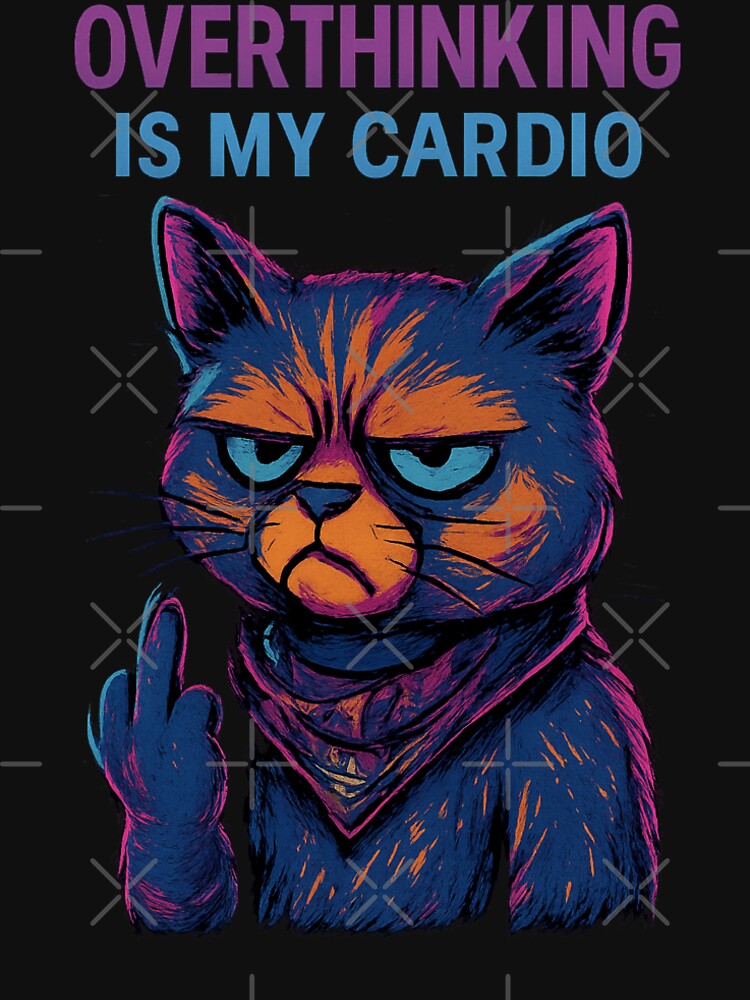 Professional Overthinker | Funny Anxiety & Chaos Club by Tw1nsAIArt T-Shirts, Hoodie, Sweatshirt | BlankRebels.com (Image 2)