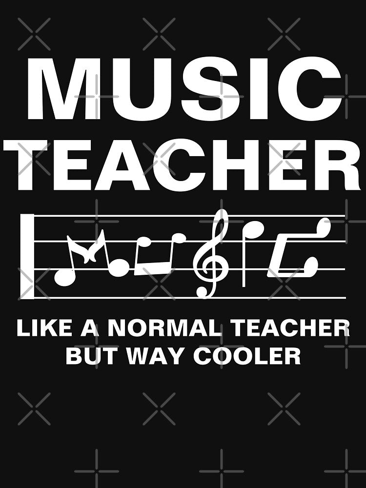 Music Teacher Like A Normal Teacher But Way Cooler Awesome Gift For Teachers Day To Your Music Teacher by... (Image 3)