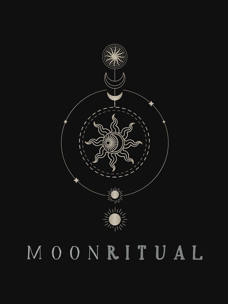 Sun and Moon Phases, Tarot, Moon Ritual by MoonRitualCo T-Shirts, Hoodie, Sweatshirt | BlankRebels.com (Image 3)