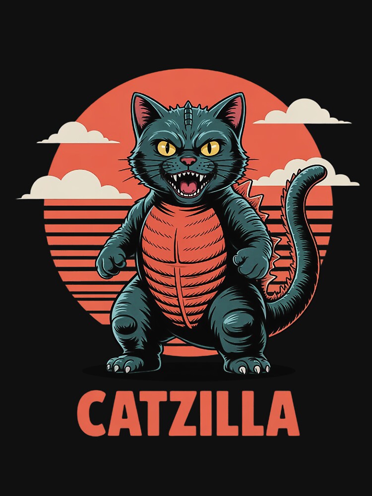 Cat Catzilla Cat Mom Cat Dad by LapFemile