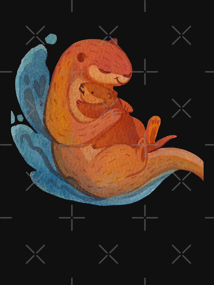 Significant Otters - Otters holding hands by Mateusz Majcherek T-Shirts, Hoodie, Sweatshirt | BlankRebels.com (Image 3)
