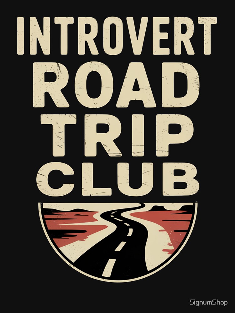 Introvert Road Trip Club by SignumShop T-Shirts, Hoodie, Sweatshirt | BlankRebels.com (Image 3)