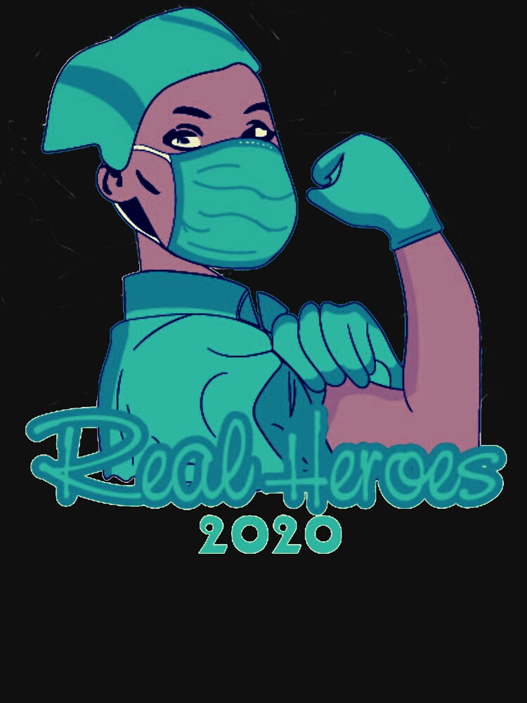 REAL HEROES 2020 by Laurent Donineaux T-Shirts, Hoodie, Sweatshirt | BlankRebels.com (Image 3)
