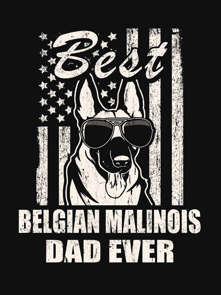 BEST BELGIAN MALINOIS DAD EVER VINTAGE RETRO FLAG DOG DAD by sobriowslen T-Shirts, Hoodie, Sweatshirt (Image 3)