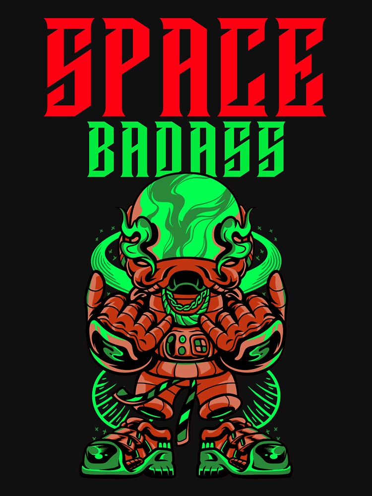 SPACE BADASS by MJ96-PRO T-Shirts, Hoodie, Sweatshirt | BlankRebels.com (Image 3)