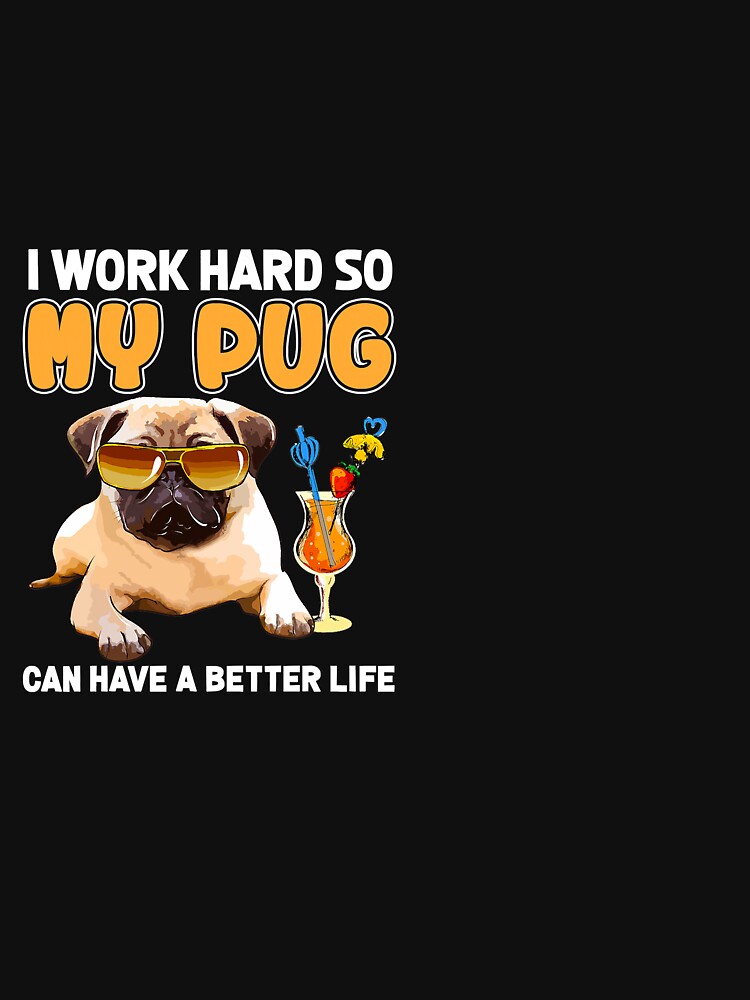 Funny Pug Shirt Pug Lover by CharlotteHicks Hoodie, Sweatshirt | BlankRebels.com (Image 3)