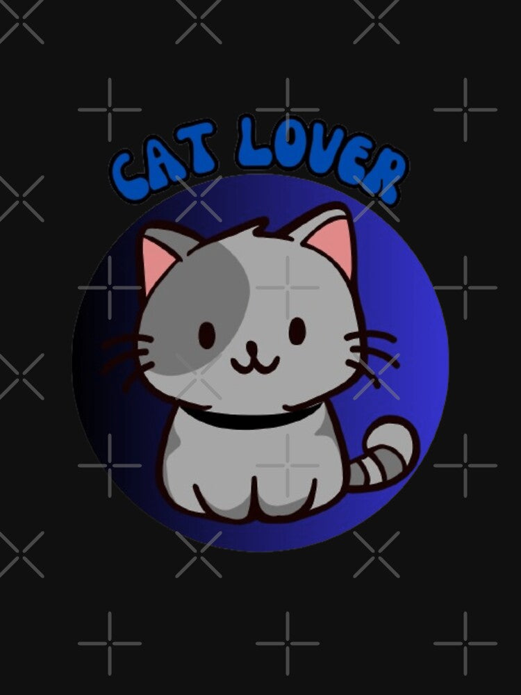 Cat Lover Adorable Blue Cat Lover Print T-Shirts, Hoodie, Sweatshirt